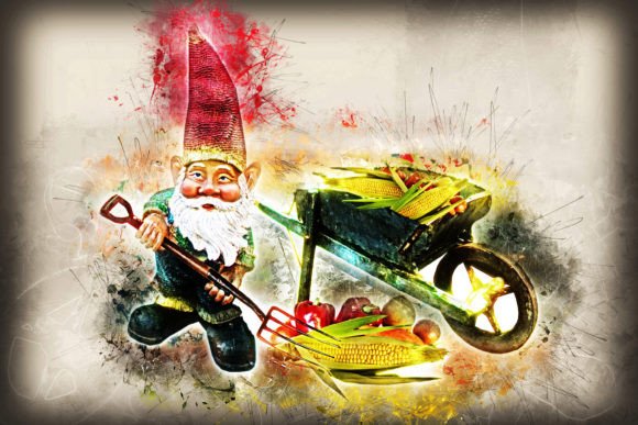 Bring Whimsy to Life with Illustrations of Gnomes and Elves Pack14