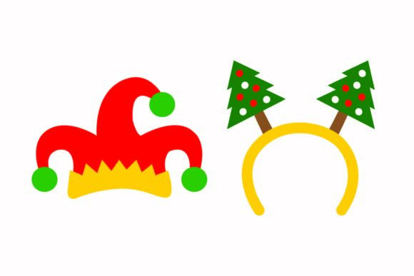 Christmas Hat Headband Illustrations: A Festive Design Toolkit