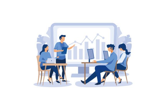 Creative Illustrations, Businessmen: A Modern Design Asset