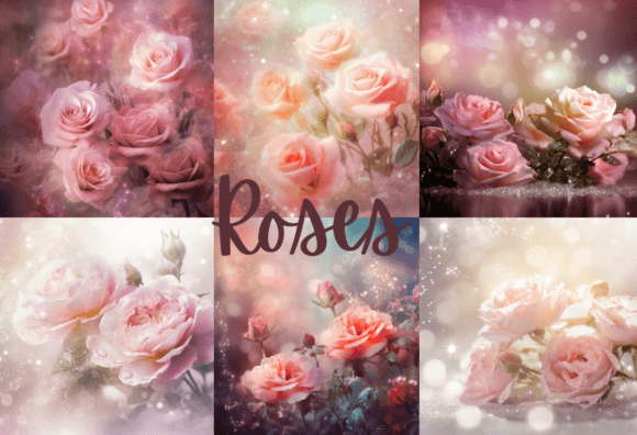Elegant Rose Illustrations: Versatile Wall Art for Every Room