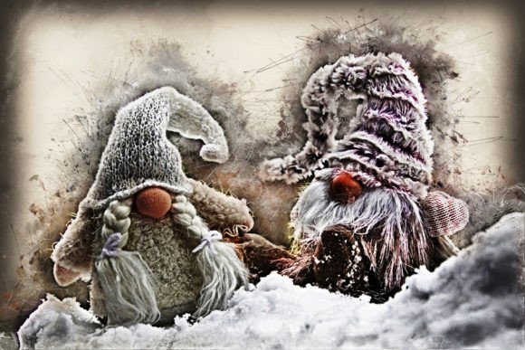 Enchant Your Projects with Gnomes and Elves Illustrations