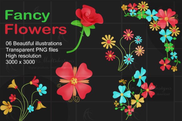 Fancy Flowers Illustrations: A Designer’s Secret Weapon