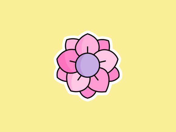 Flowers Purple Aster Illustrations: Your All-in-One Design Asset