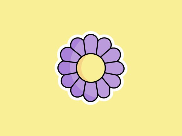 Flowers Violet Illustrations: Beyond the Font, A Design Asset for Every Season