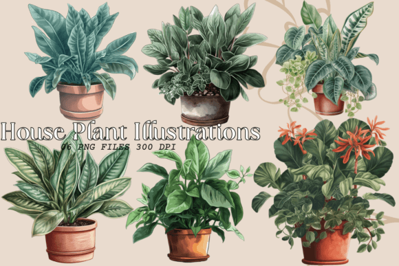 House Plant Illustrations: A Breath of Fresh Air for Your Projects