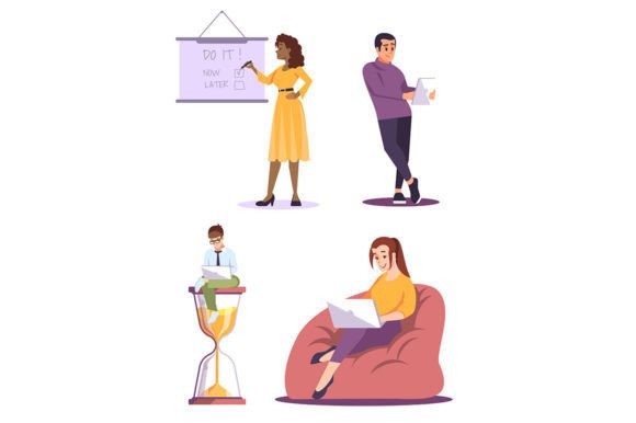 Mastering Time Management Concept Illustrations for Visual Impact